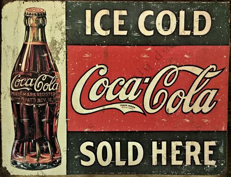 vintage coke signs